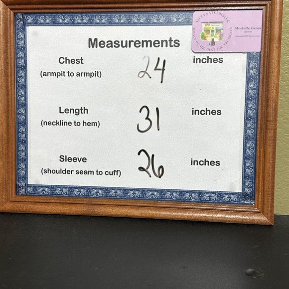 Lands’ End Men’s Size 16-34 red check  button down cotton shirt - Picture 6 of 6